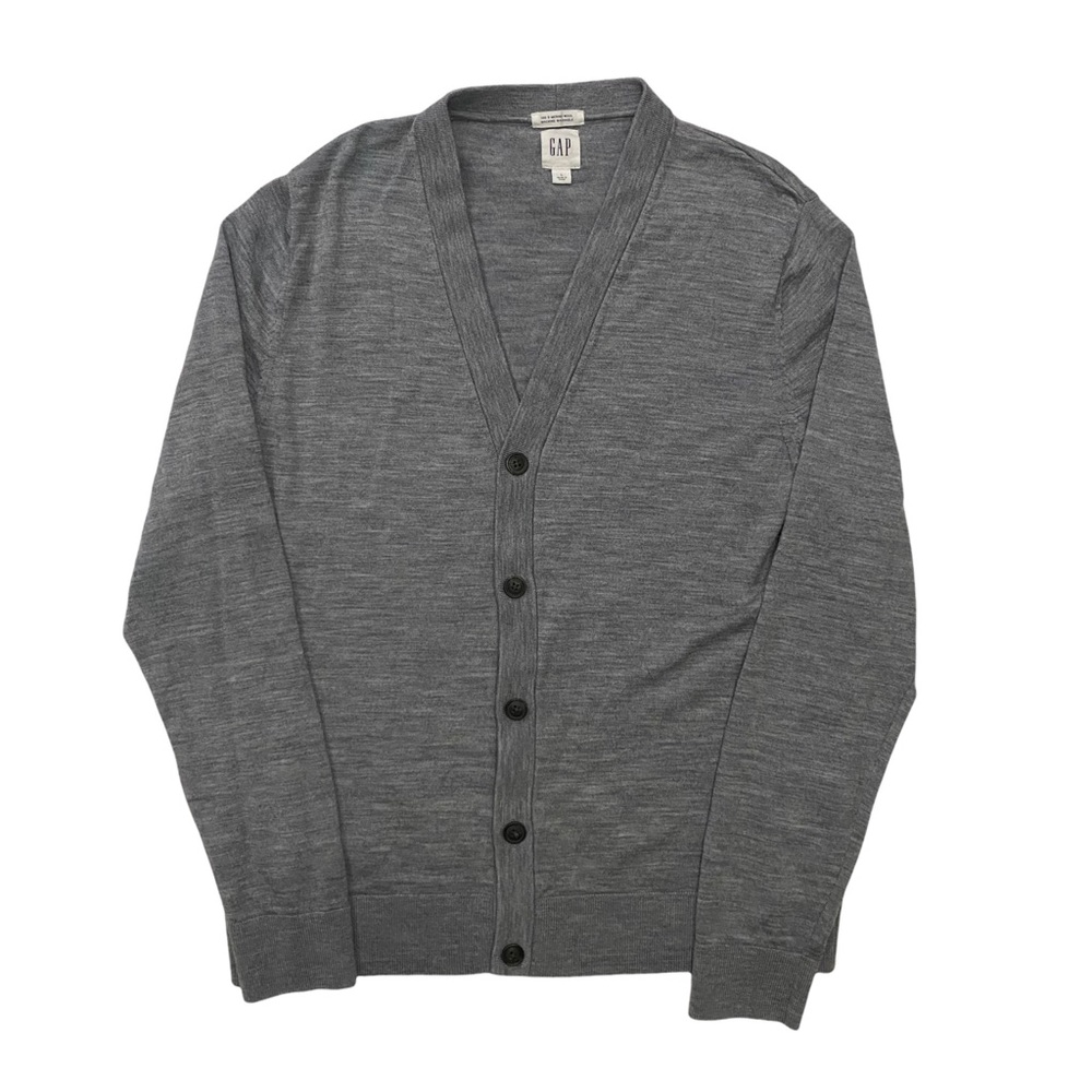 Vintage GAP Heather Grey Cardigan